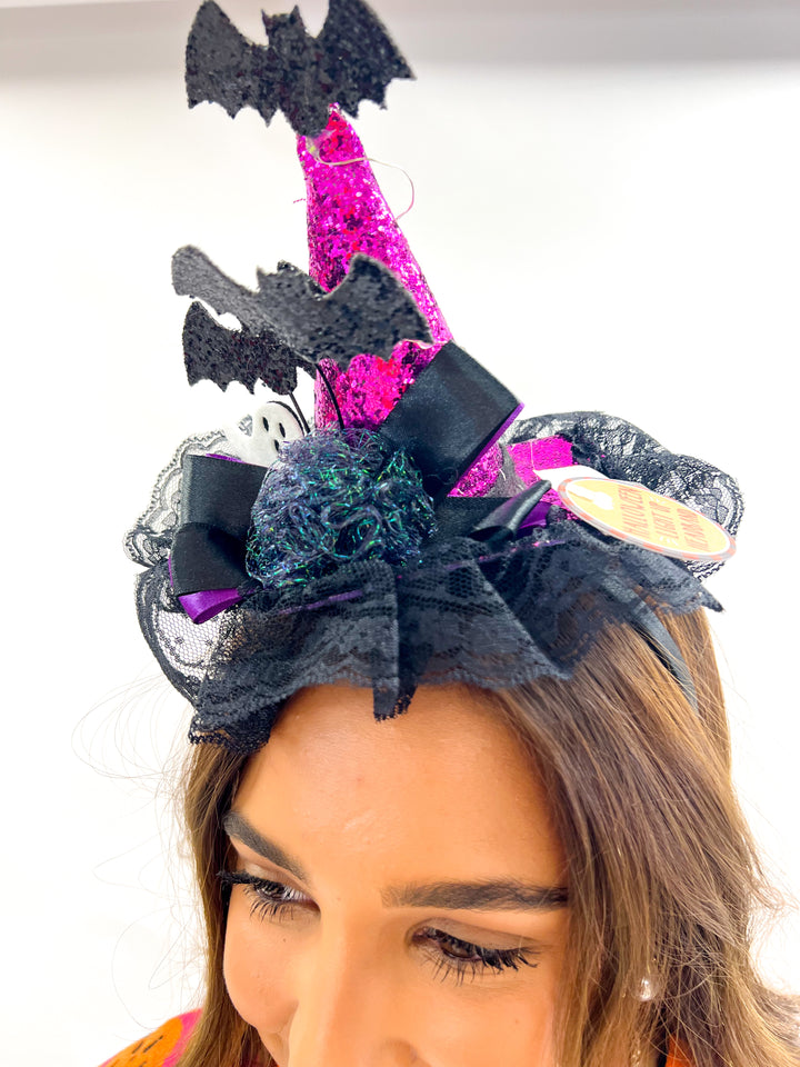 Light Up Witch Hat Headband