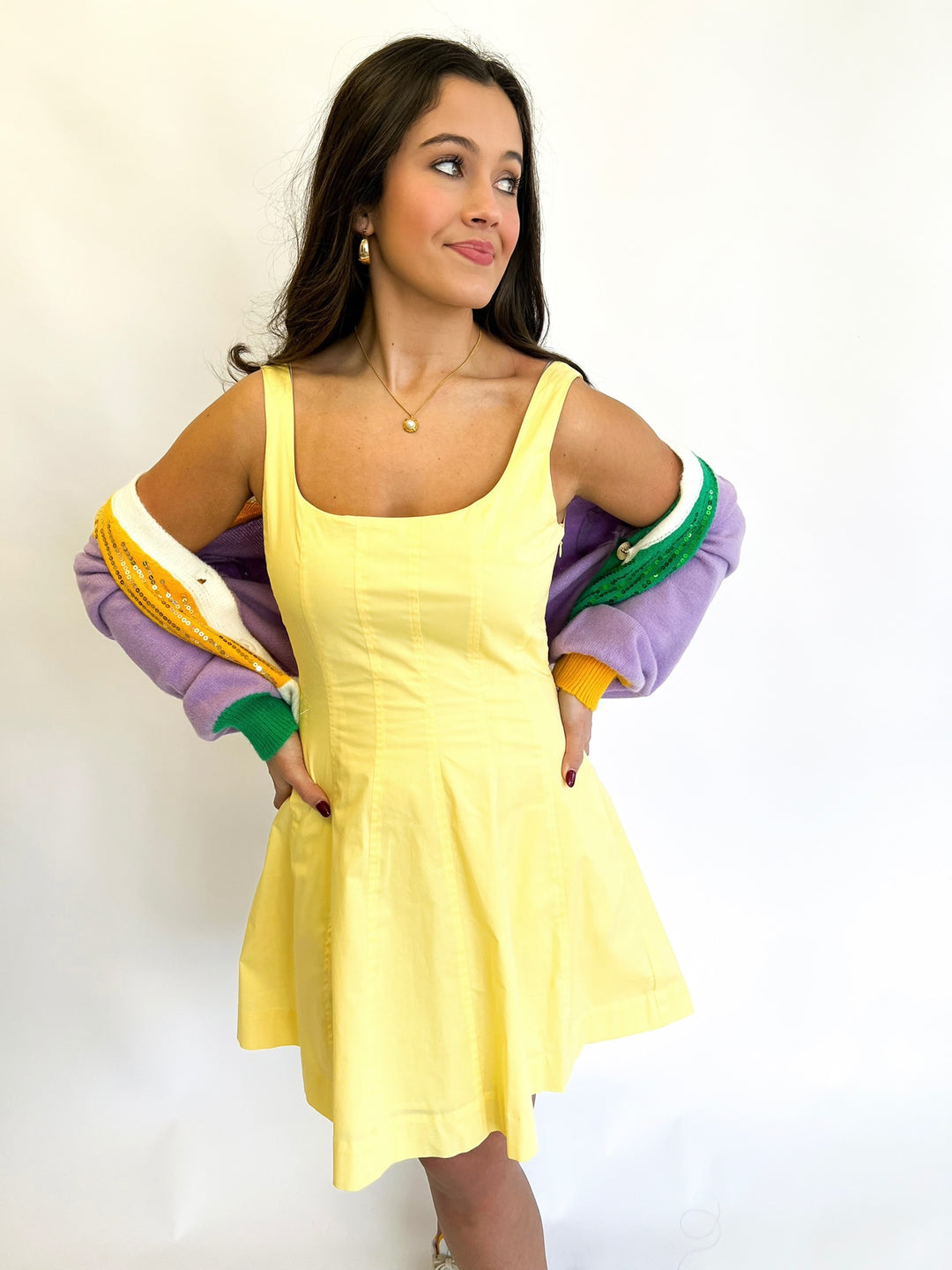 Rania Canary Yellow Dress