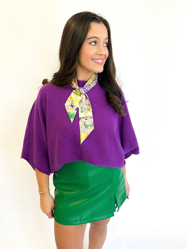 Green Mardi Party Skort