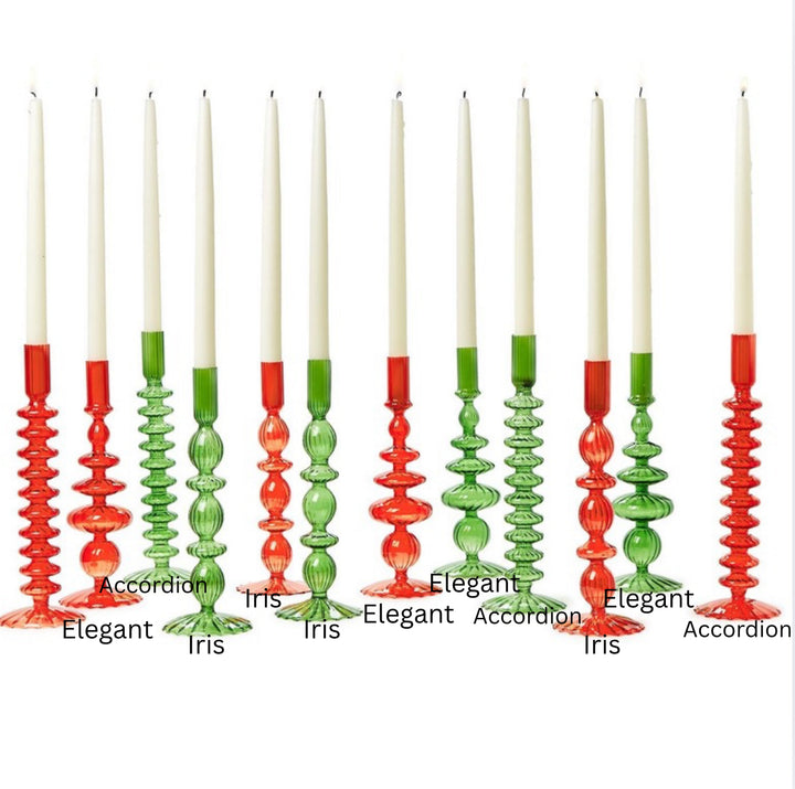 Ribbed Candle Stick Holders