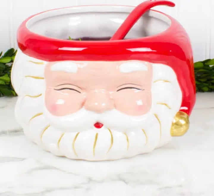 Santa Punch Bowl