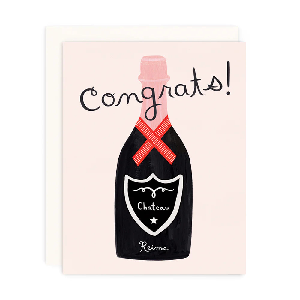 Congrats Champagne Card