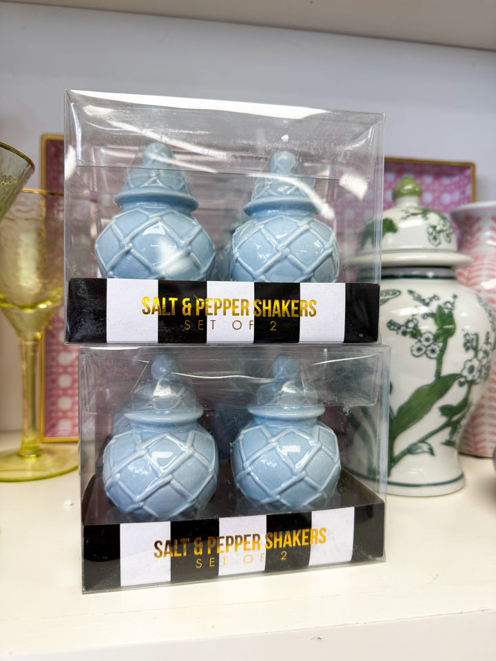 Salt & Pepper GInger Jar Set