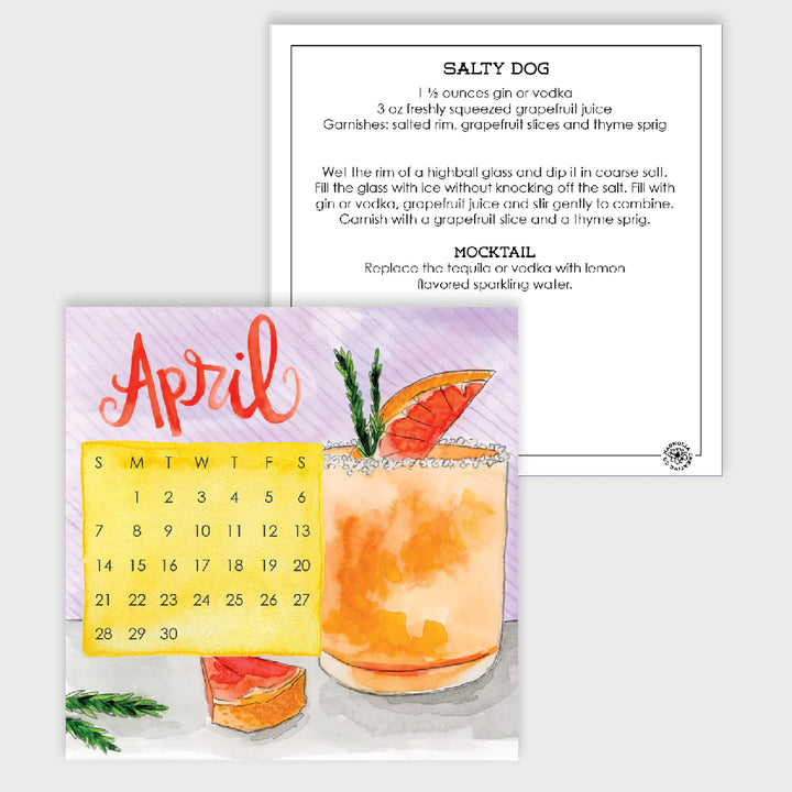 2024 Cocktail Calendar