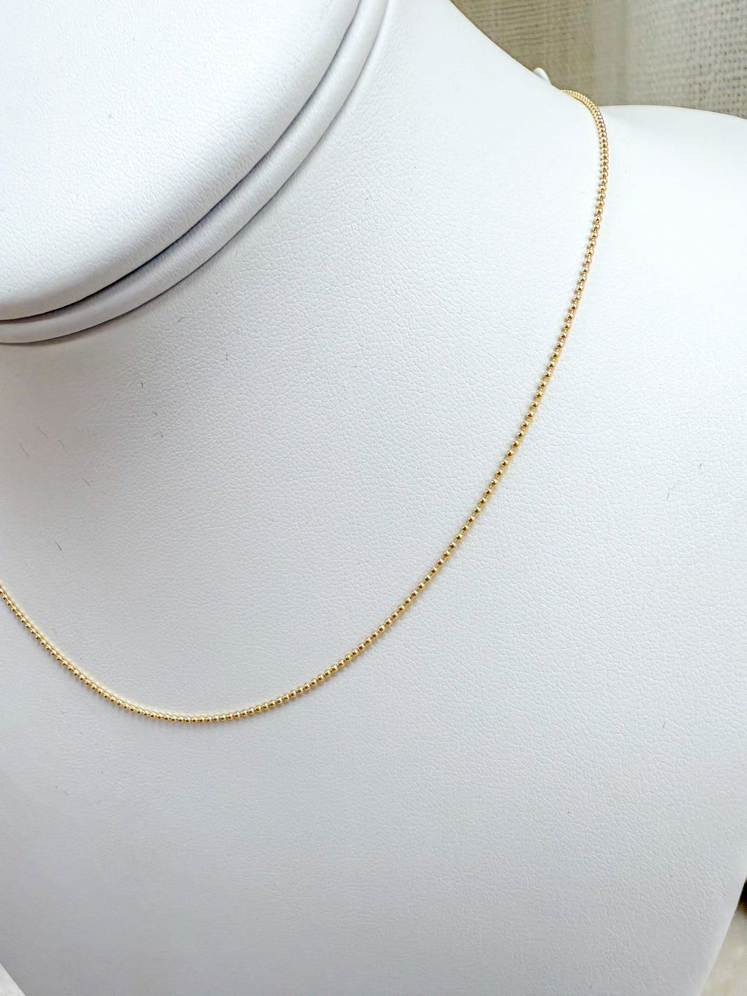 Goddess Charm Bar Ball Chain