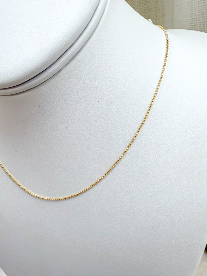 Goddess Charm Bar Ball Chain
