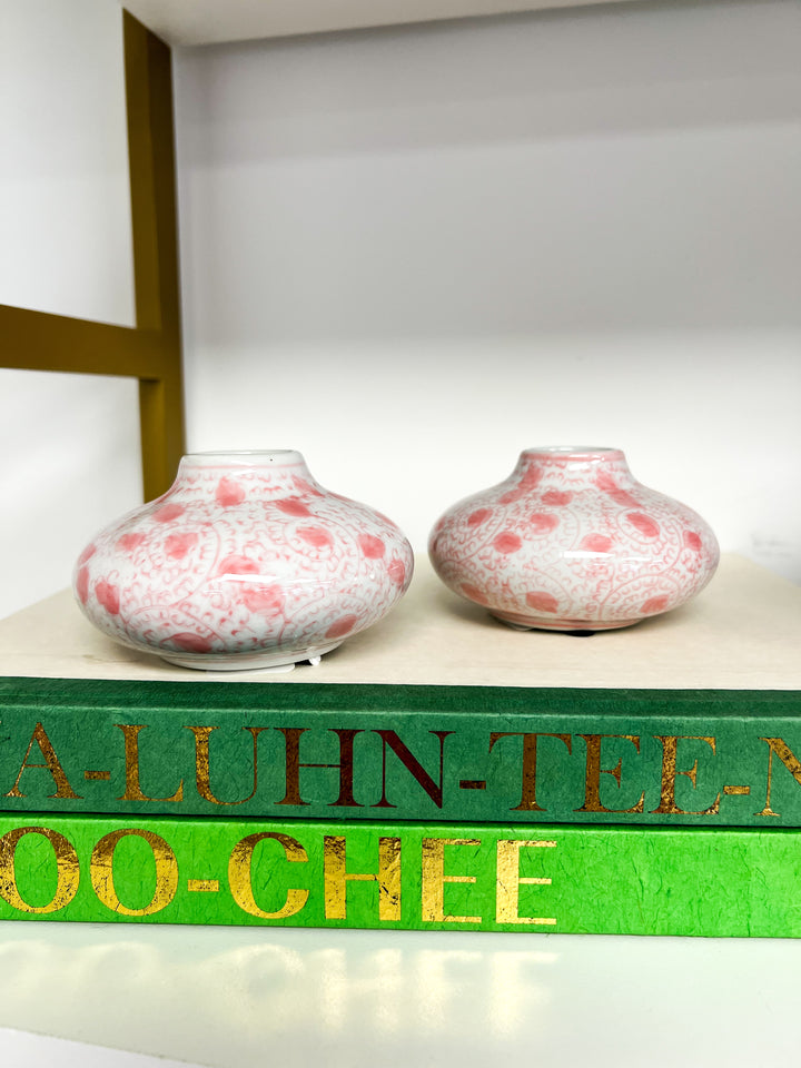 Pink Chinoiserie Vase