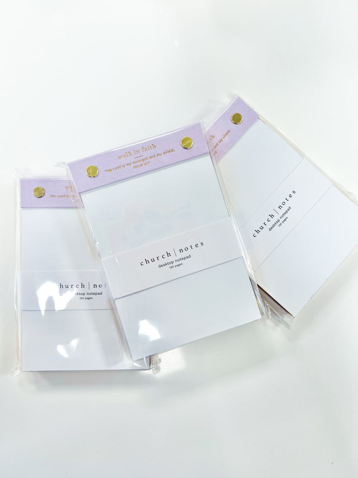 Walk in Faith Desktop Notepad