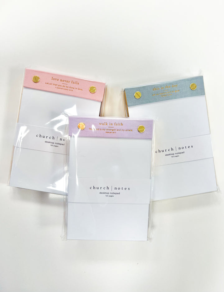 Walk in Faith Desktop Notepad