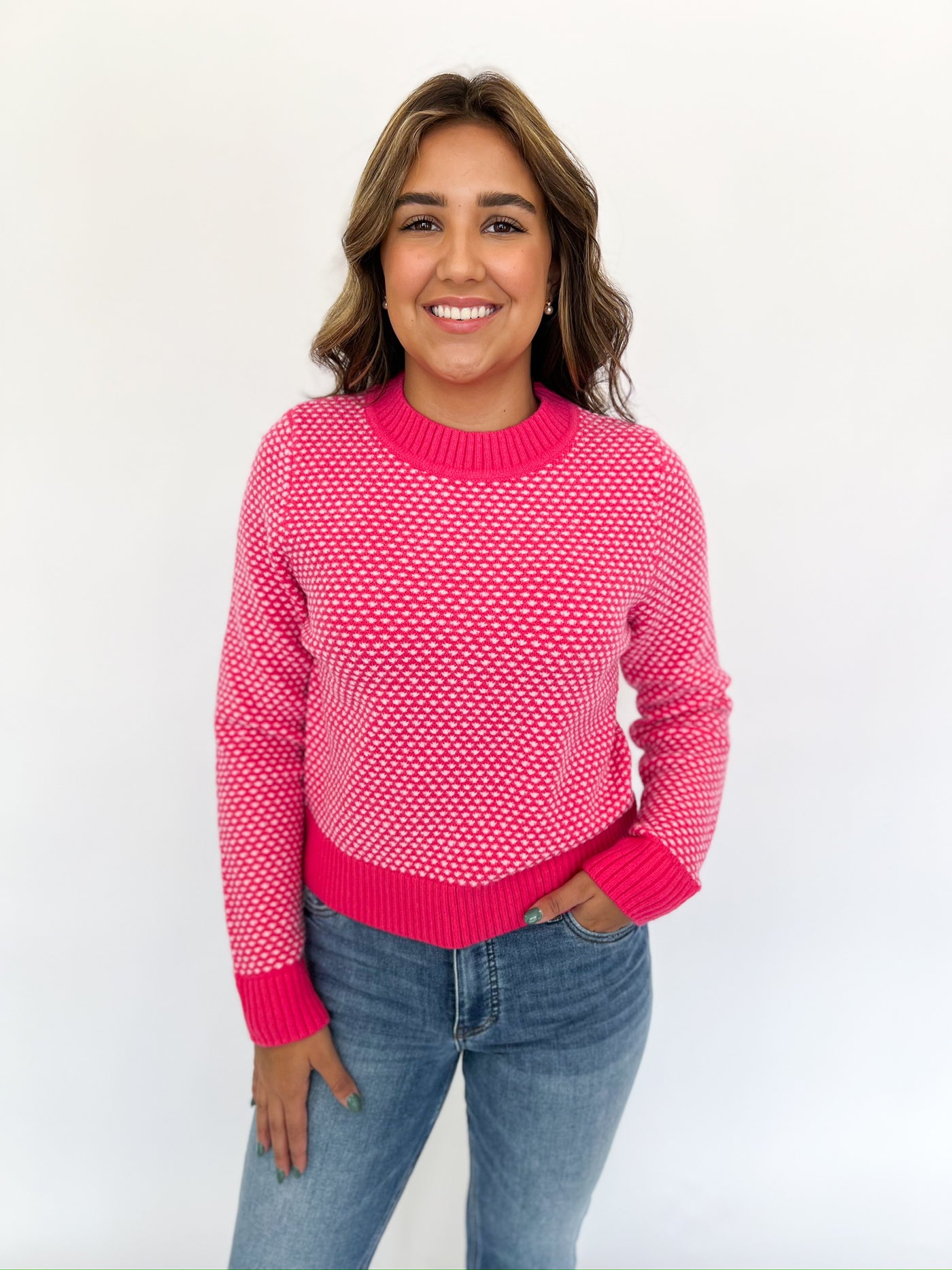 Pink Prunus Sweater