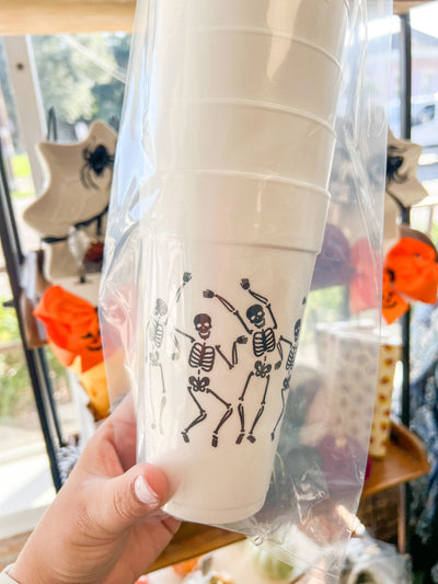 Dancing Skeleton Styrofoam Cup Set