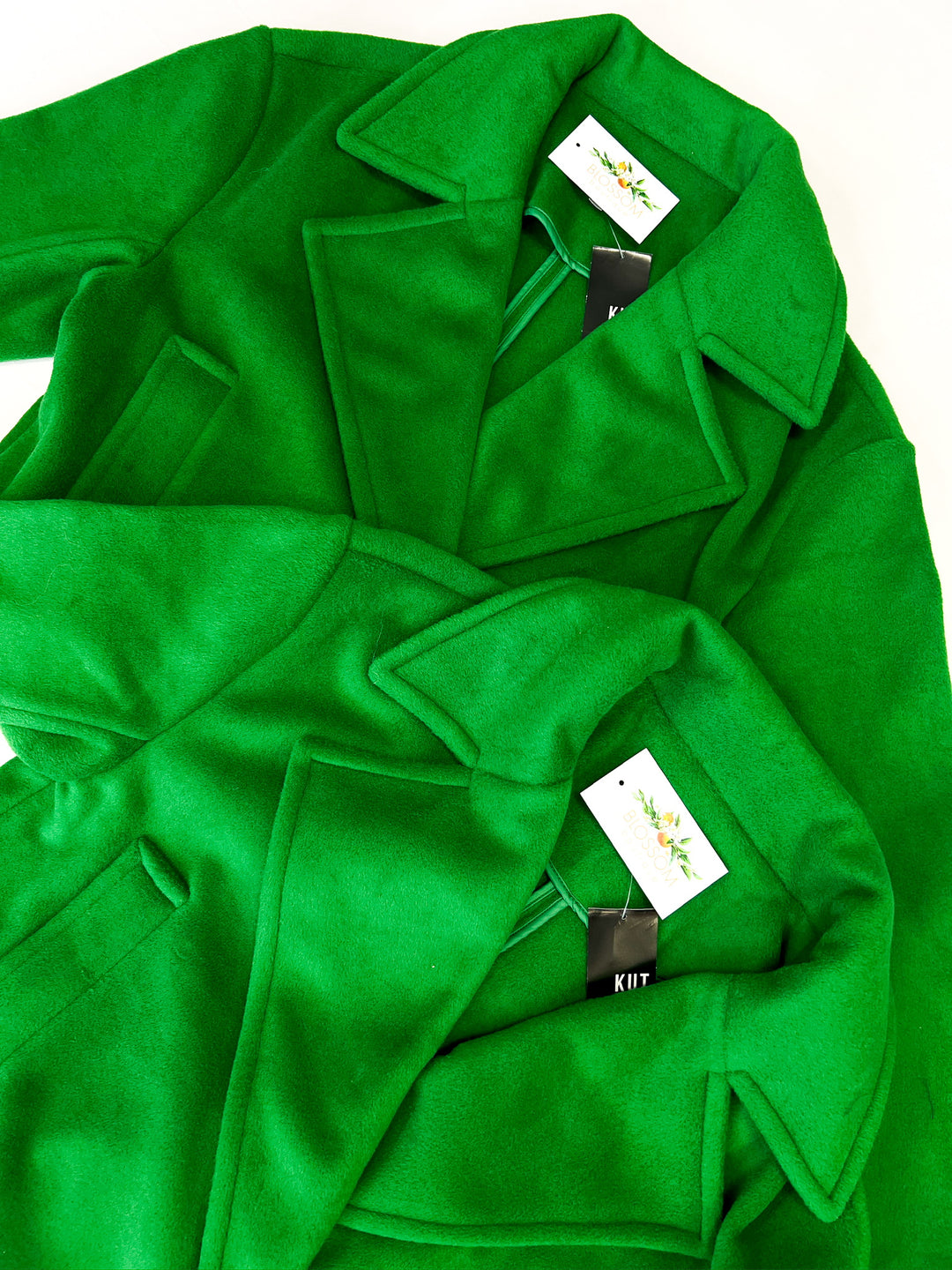 Green Harper Collar Jacket