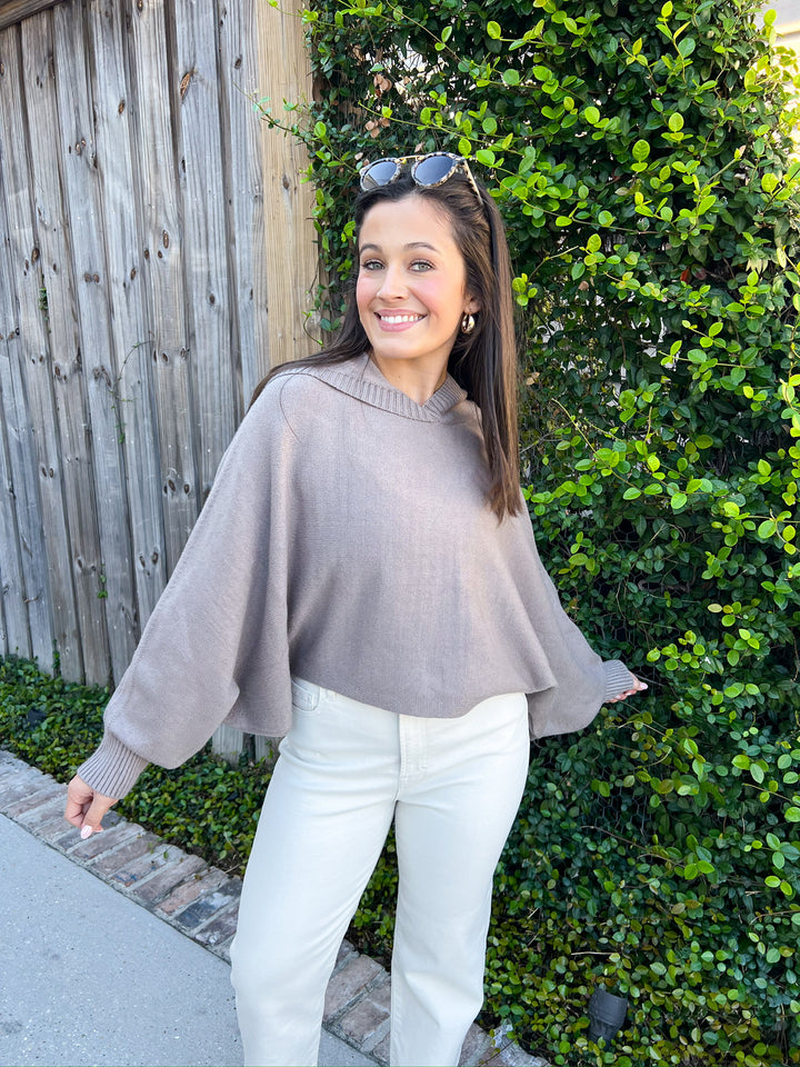 Khaki Sweater Hoodie