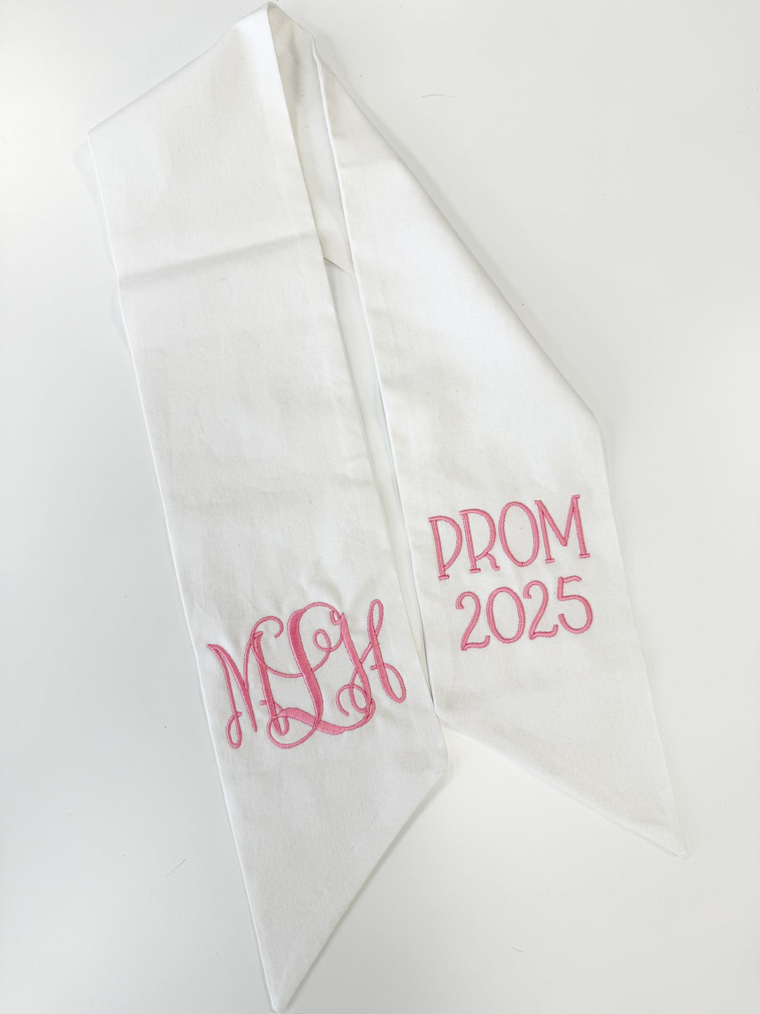 Embroidered Bouquet Sashes