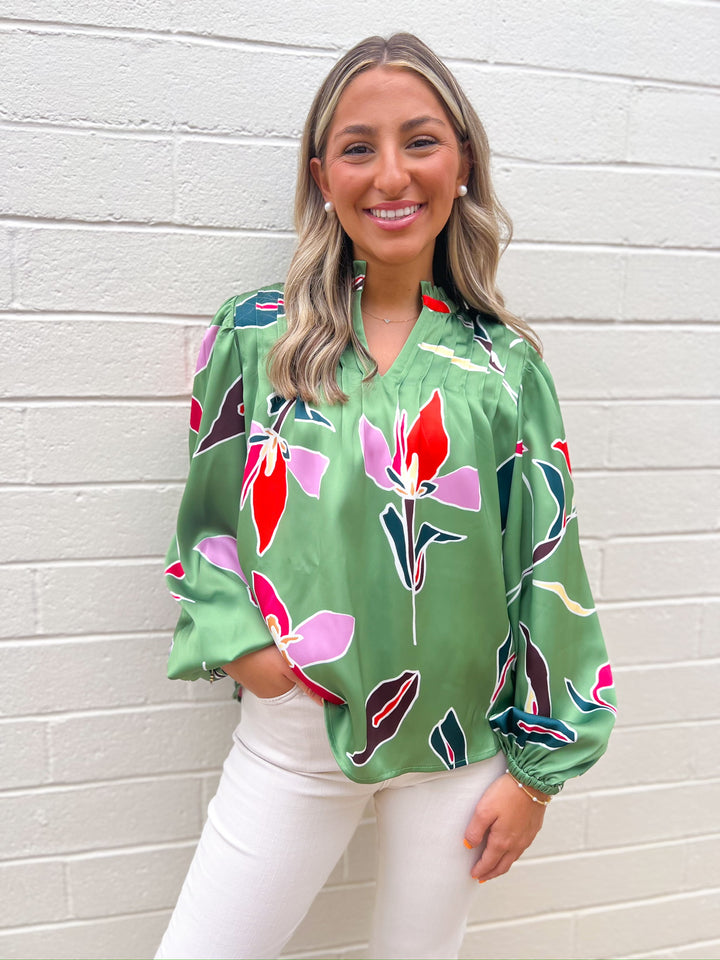 African Lily Gabby Blouse