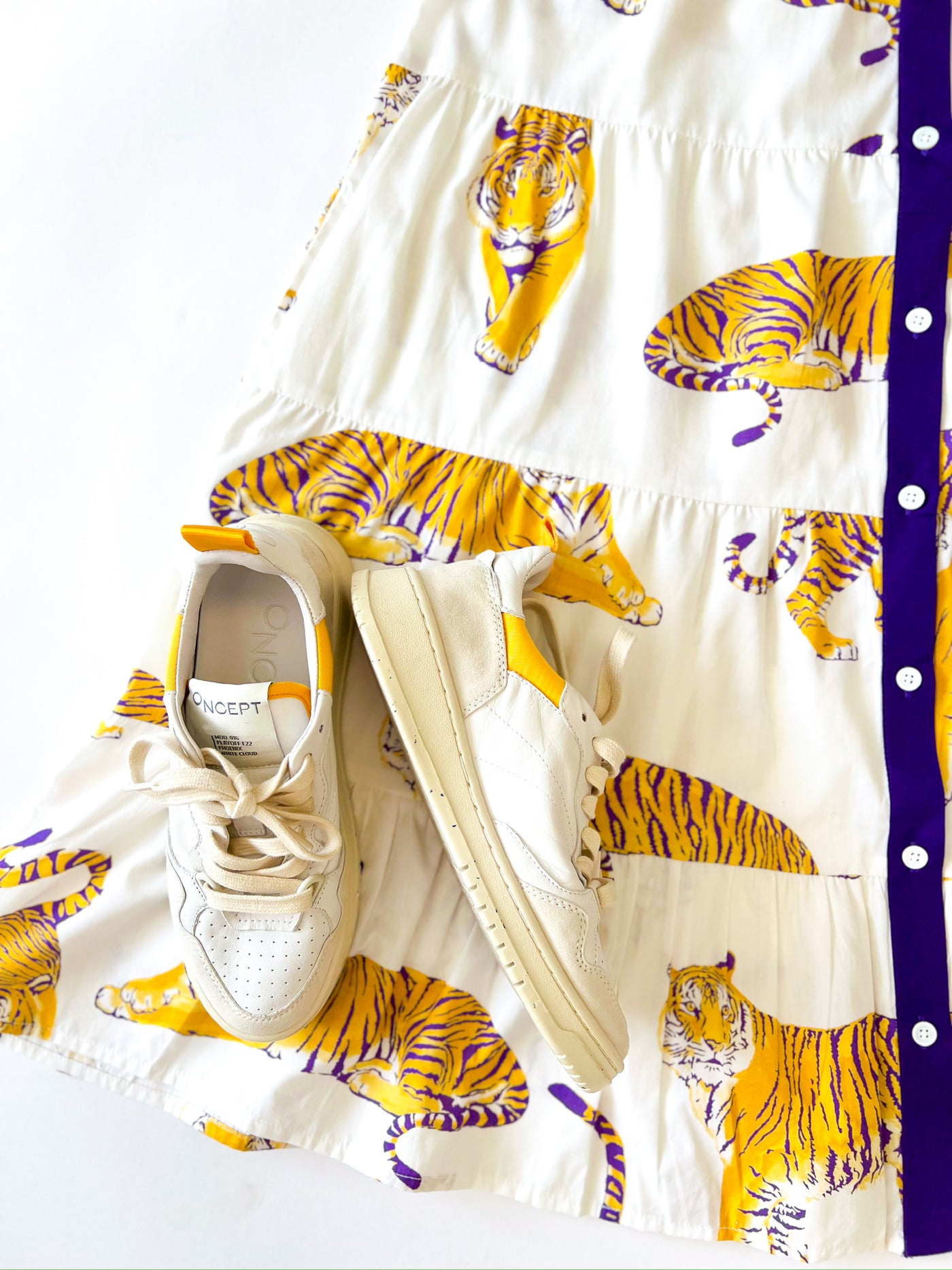 LSU Tiger Poplin Tank Dress