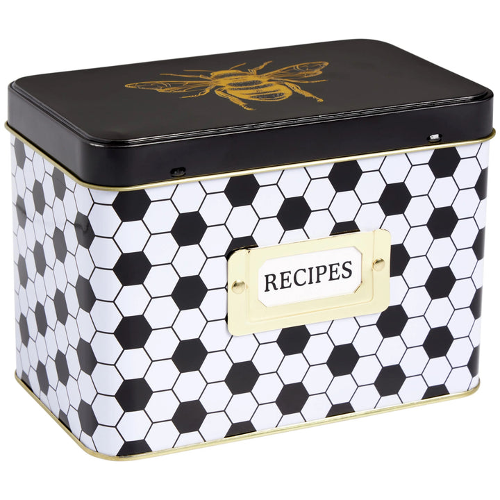 Honeycomb Hive Recipe Box