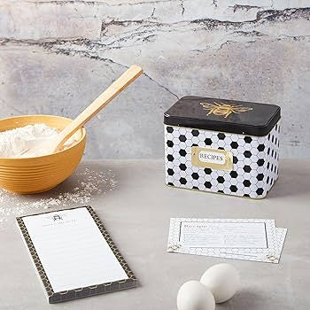 Honeycomb Hive Recipe Box