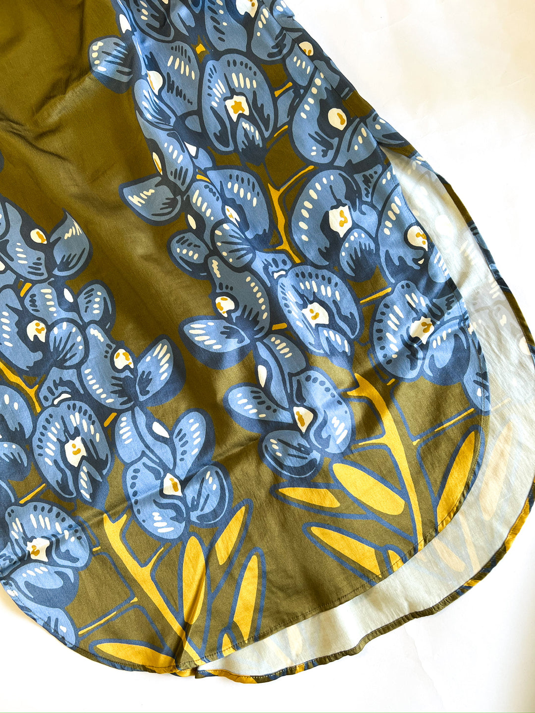 Bluebonnet Poppy Caftan Dress