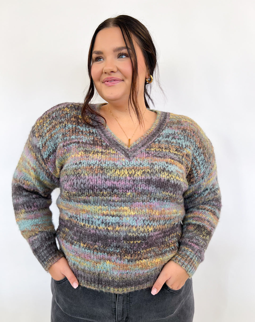 Grey Multi Gaille Sweater