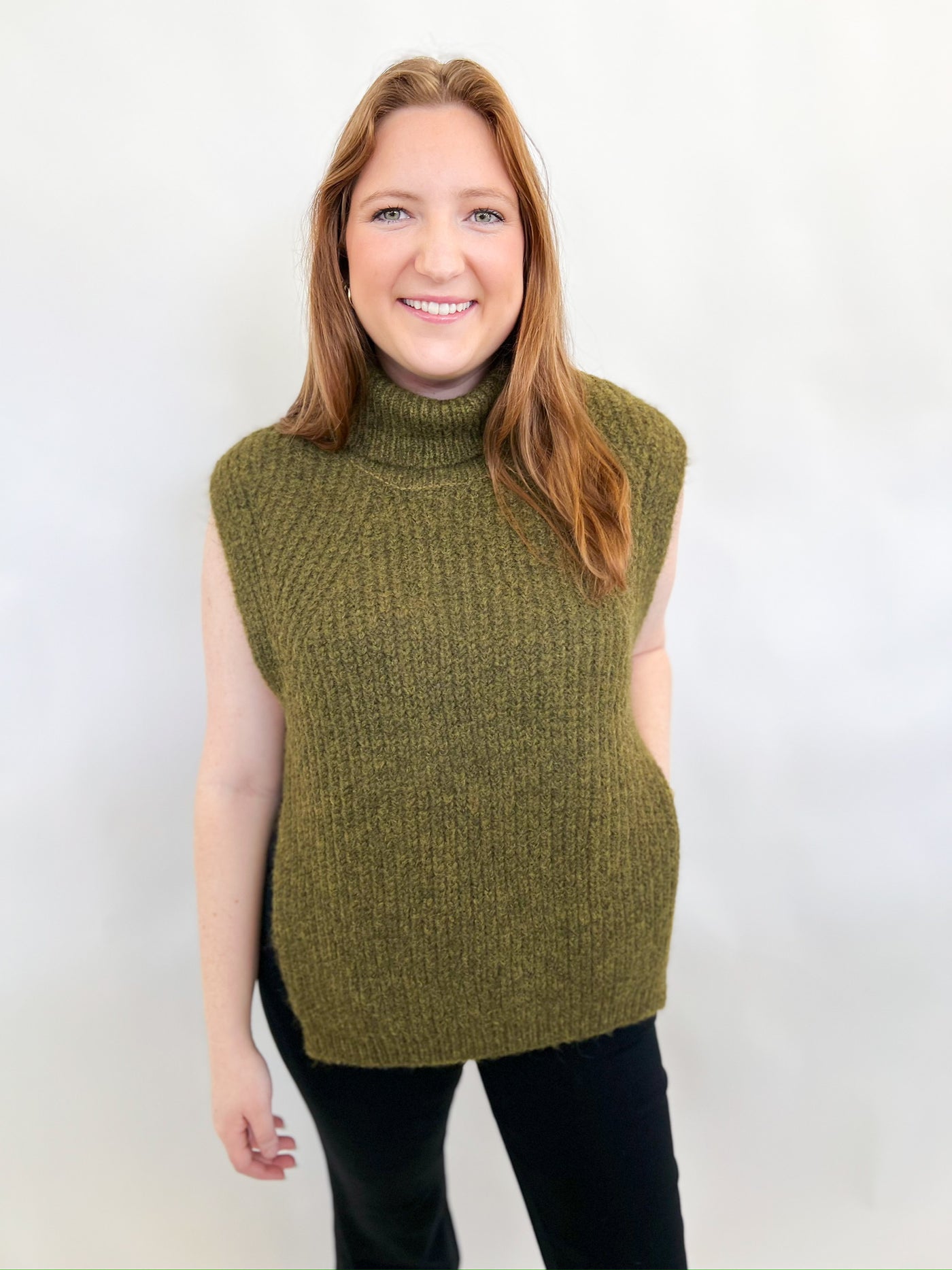 Kallie Olive Sweater