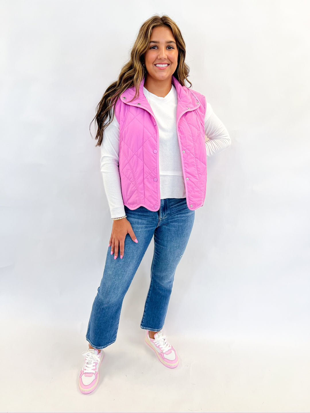 Bubble Gum Puffer Vest