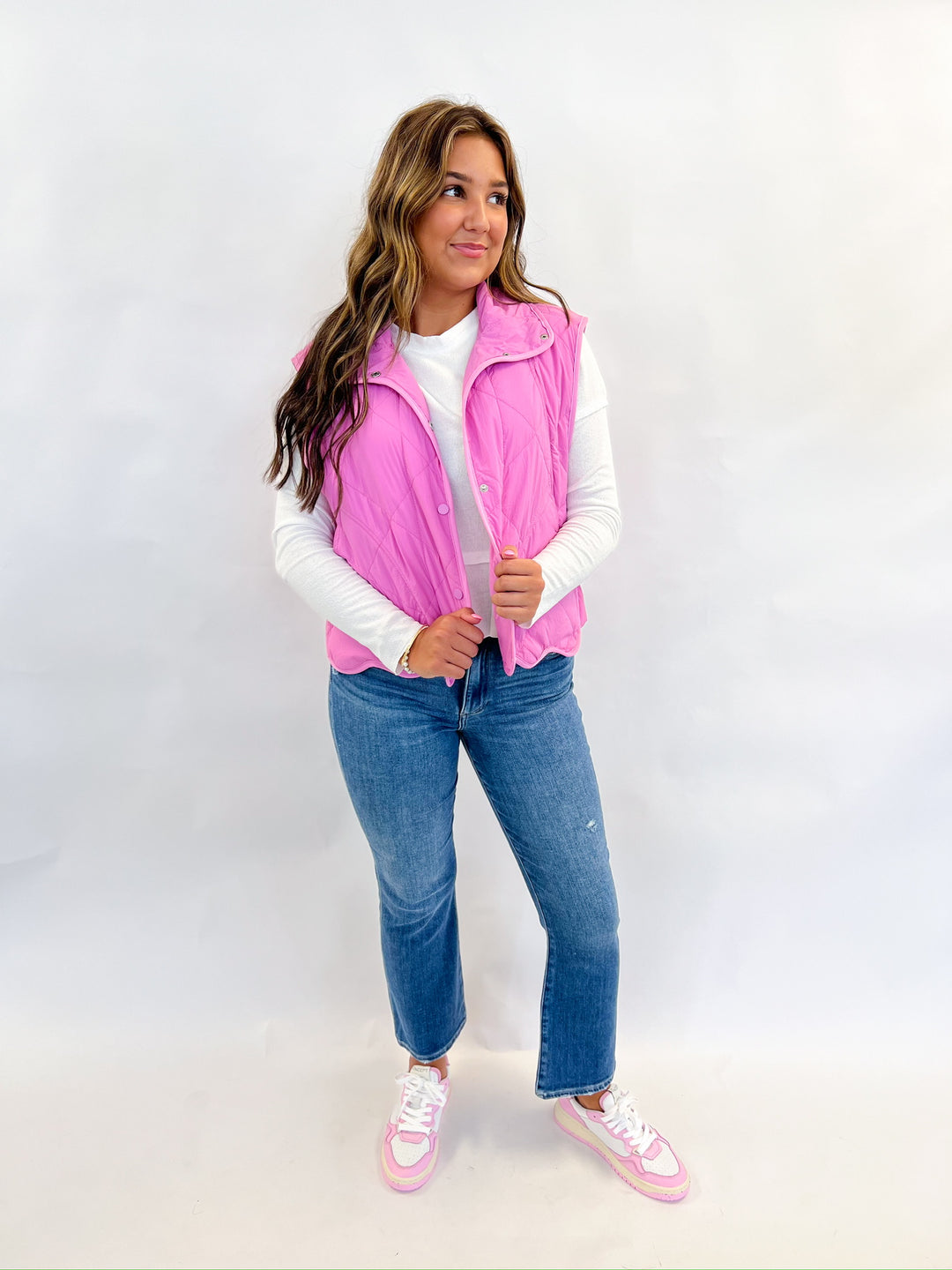 Bubble Gum Puffer Vest