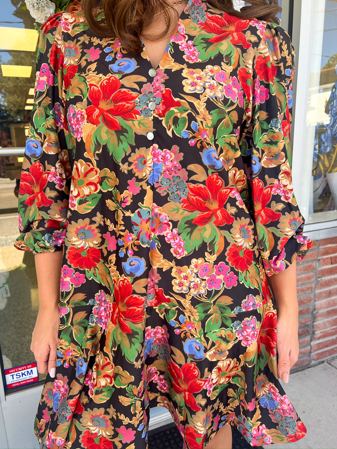 Midnight Petals Hazel Dress