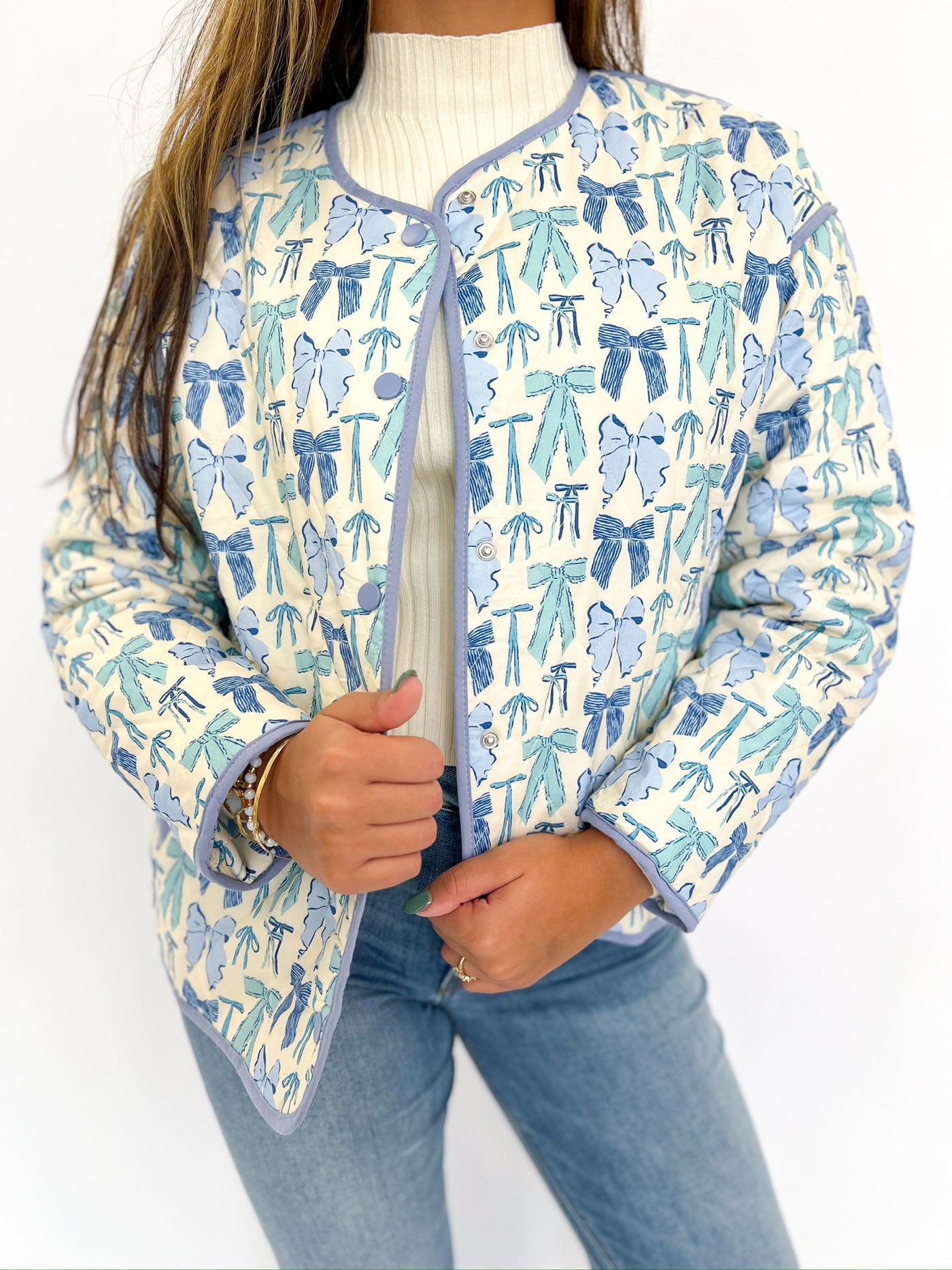 Blue Babe Bow Jacket