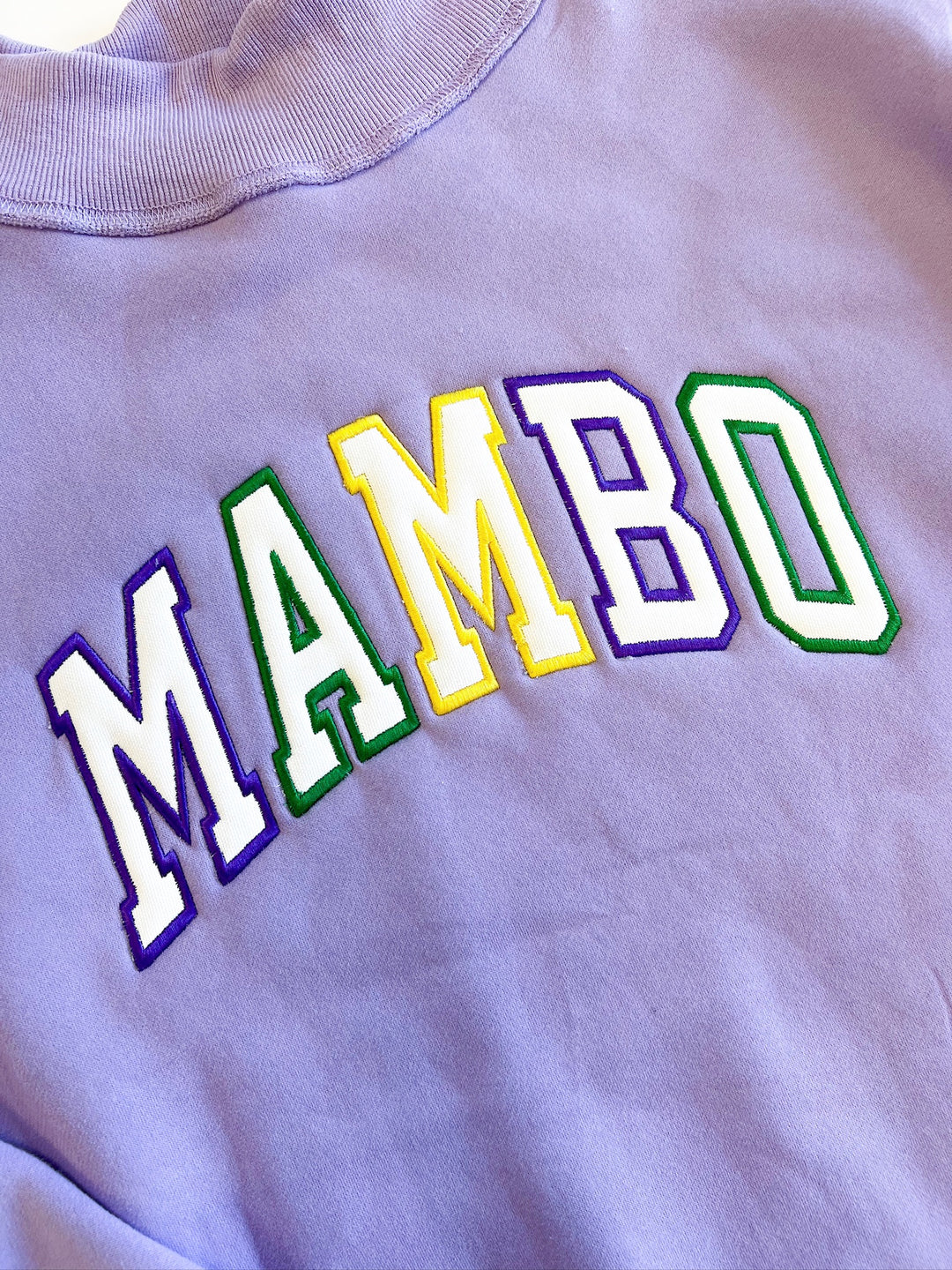 ***PRE-ORDER*** Mambo Babe Mock Neck Lavender Pullover