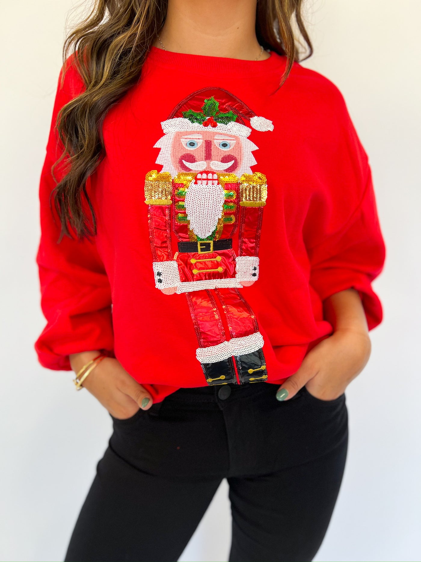 Santa Baby Nutcracker Sweatshirt