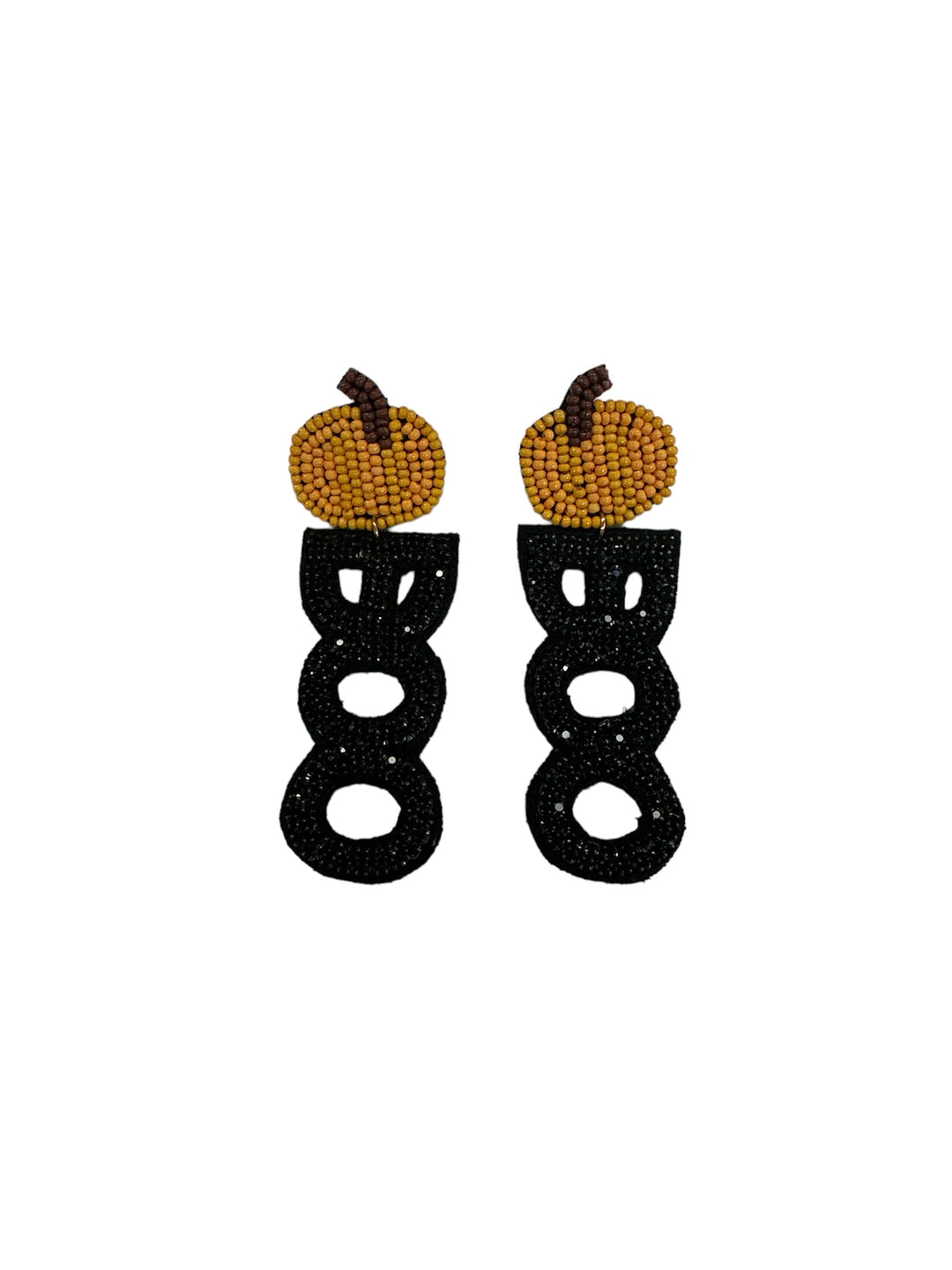 Boo with Pumpkin Earrings