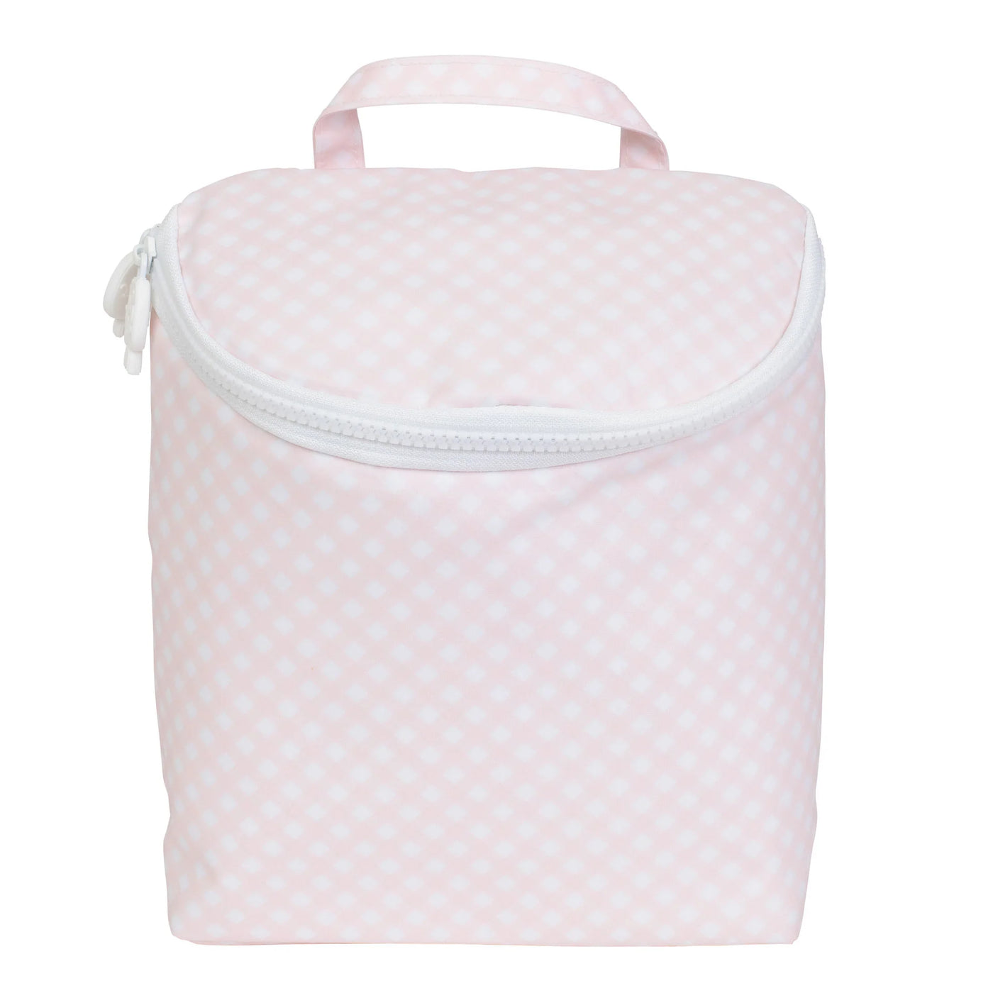 Pink Gingham Bottle Bags