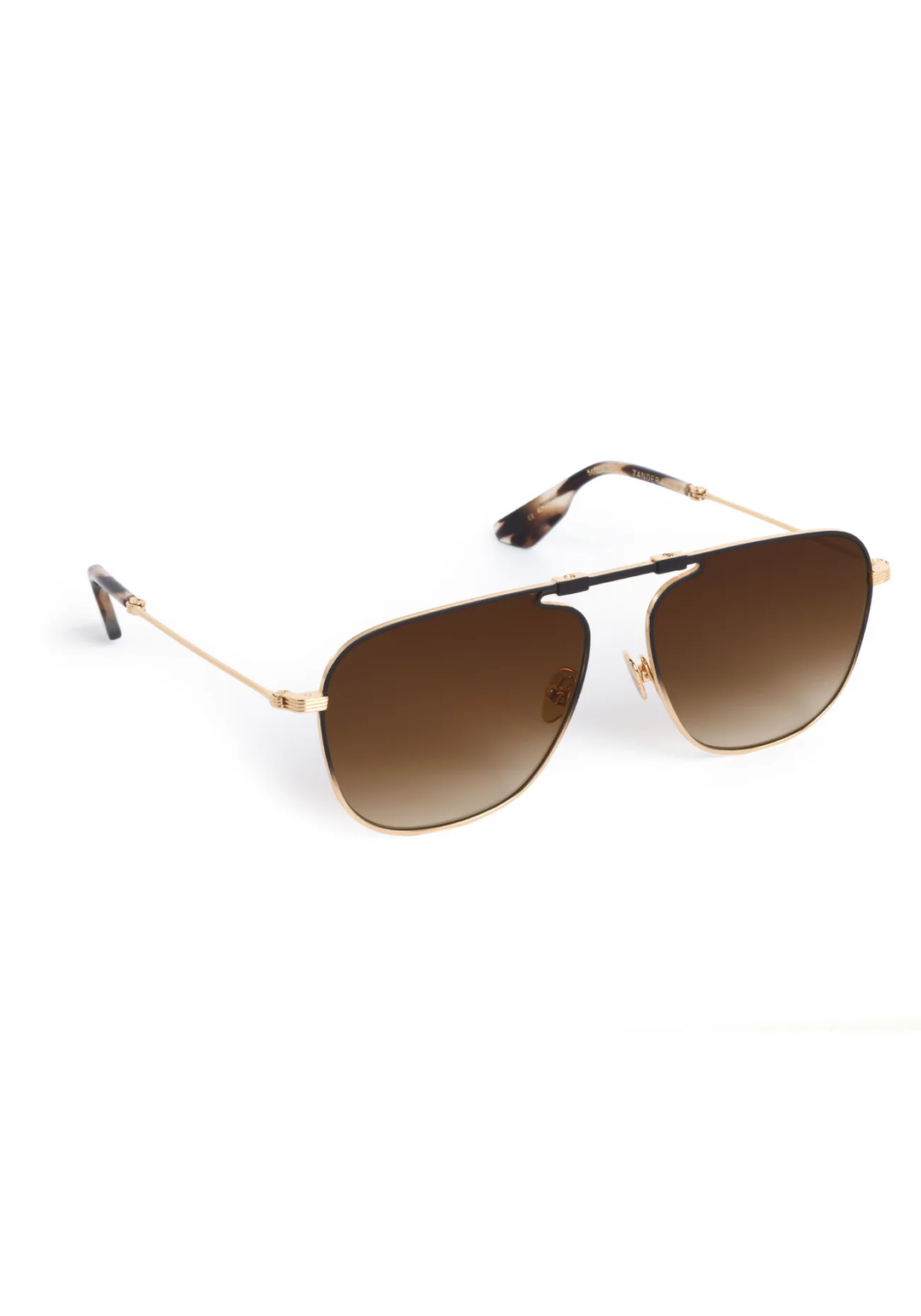 ZANDER FOLD | 18K Matte Black Fade + Blonde Venezia