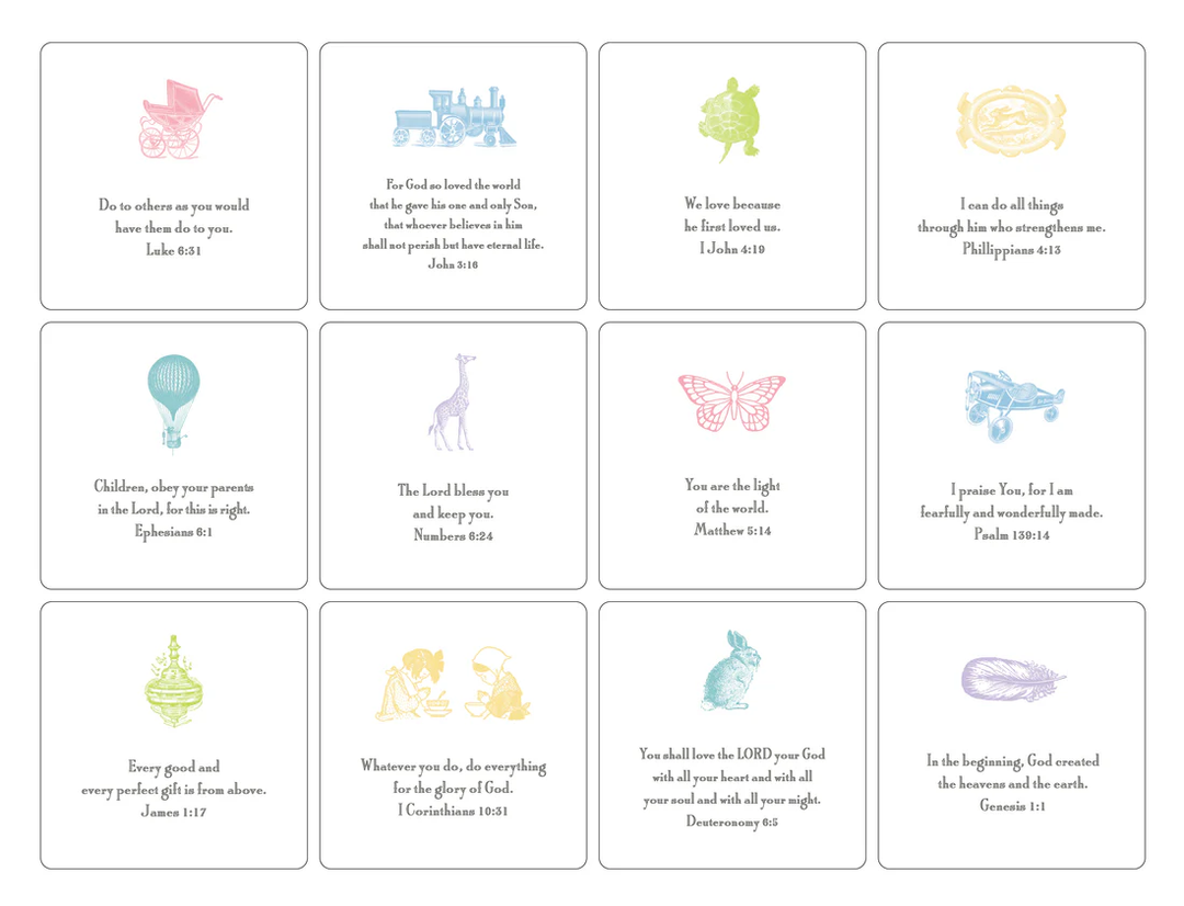 Baby 24 Verses Cards & Easel
