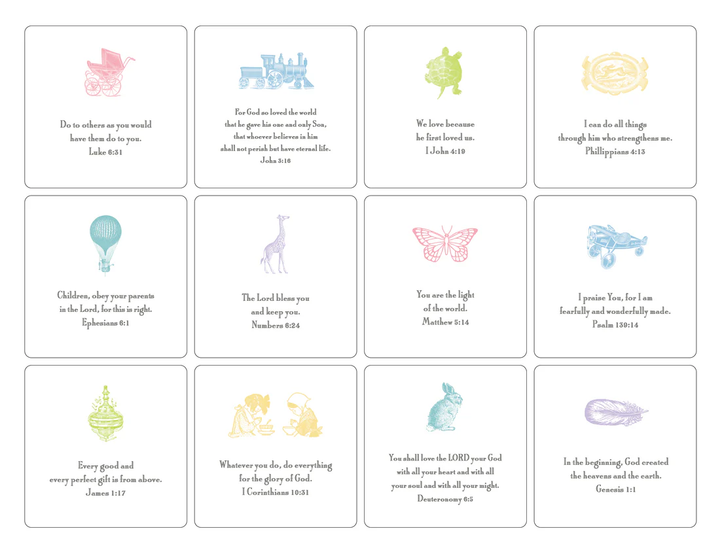 Baby 24 Verses Cards & Easel