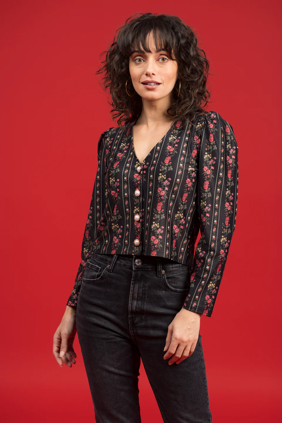 Onyx Garden Roxy Jackie Top