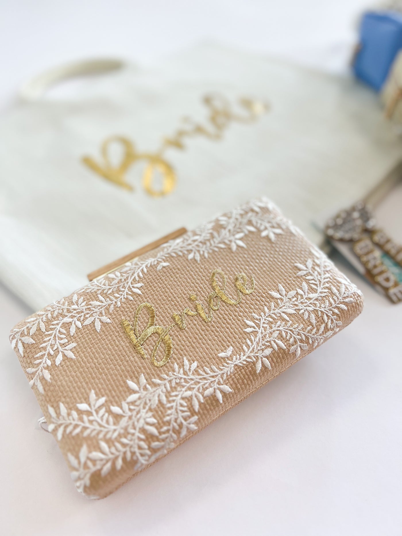 Bride Floral Clutch