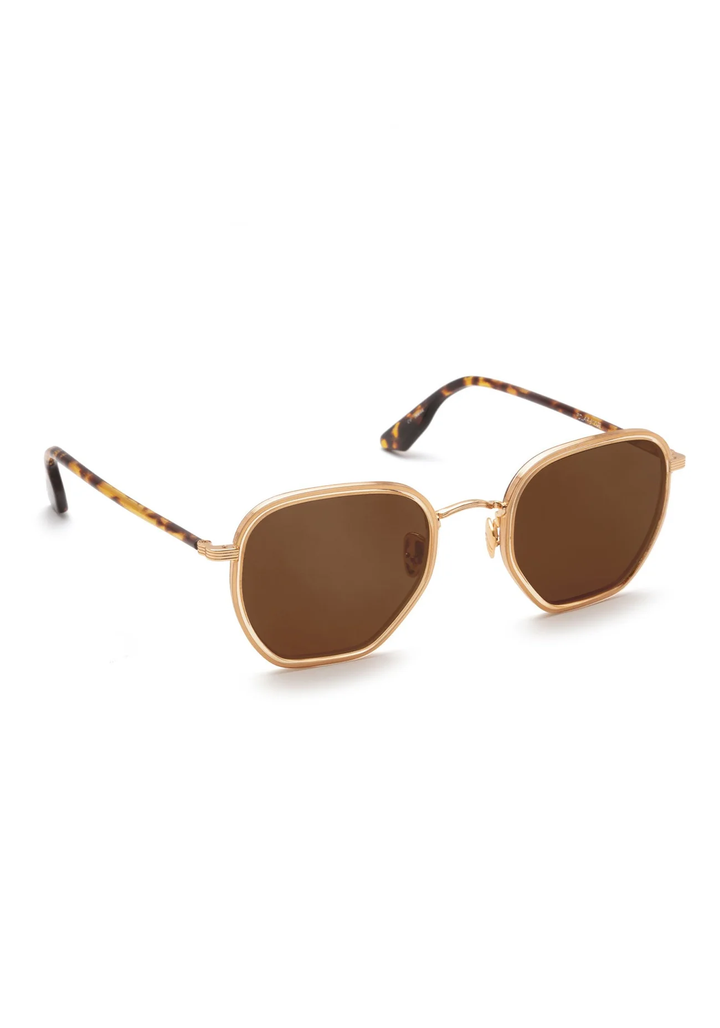 PASCAL | 18K Titanium + Champagne + Rue Tortoise Polarized