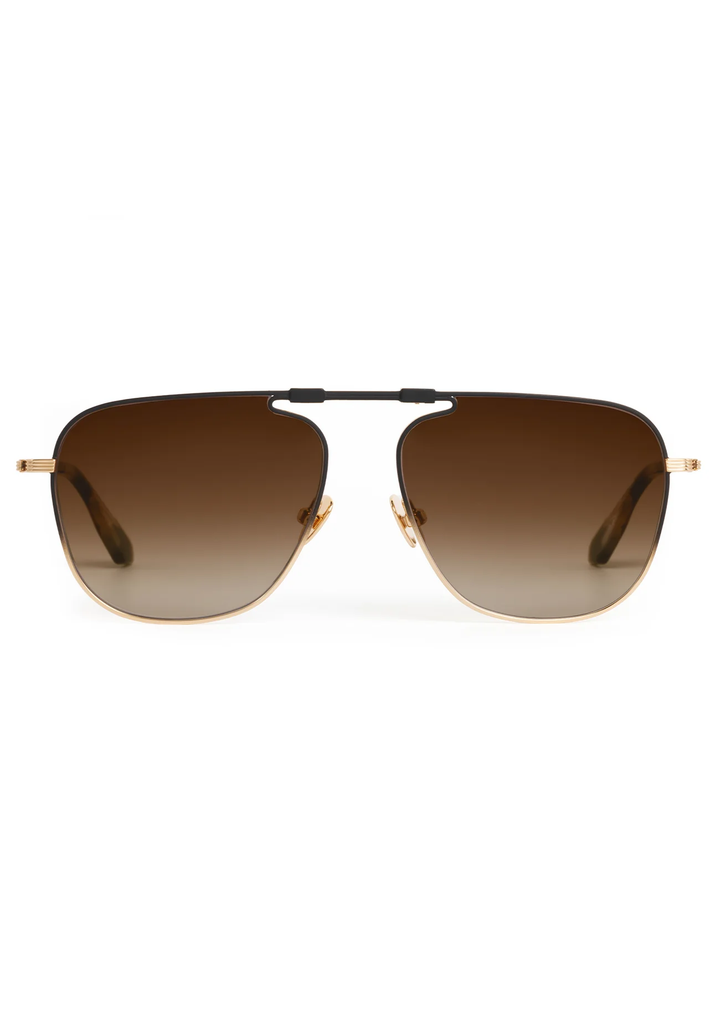 ZANDER FOLD | 18K Matte Black Fade + Blonde Venezia